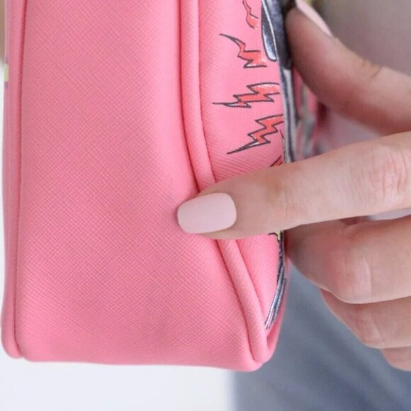 Ed Hardy x Siberia Hills Y2K Pink Purse VTG 2000's Ed  Hardy Pink Shoulder Bag - Picture 11 of 12